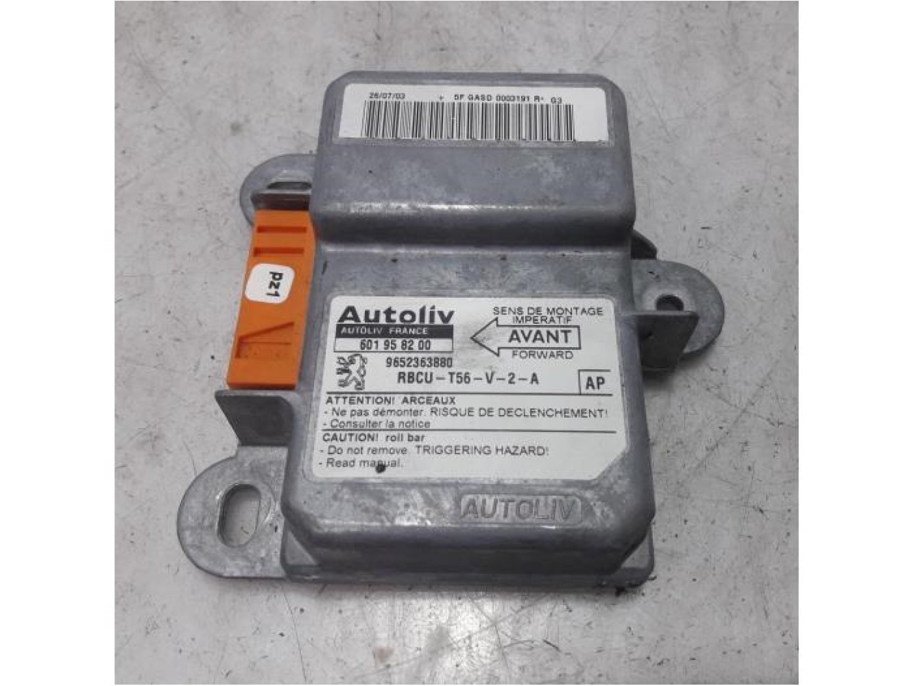 Peugeot - 307 - Airbag Module