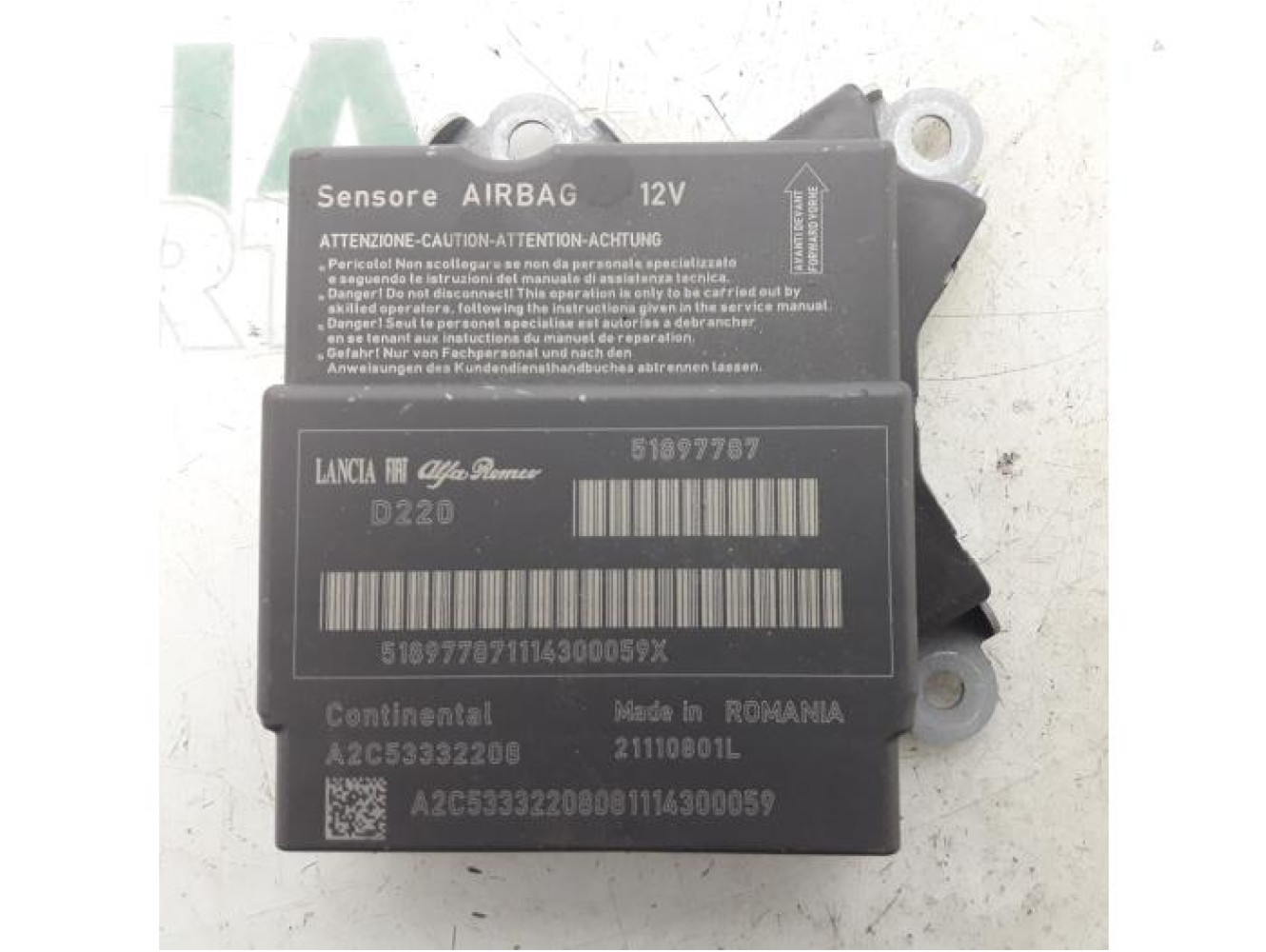 Fiat - Punto - Module airbag 