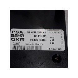 Peugeot - 206 - Panneau de commandes chauffage
