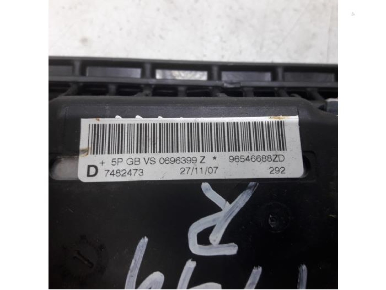 Peugeot - 207 - Airbag Sitz (Sitzplatz)