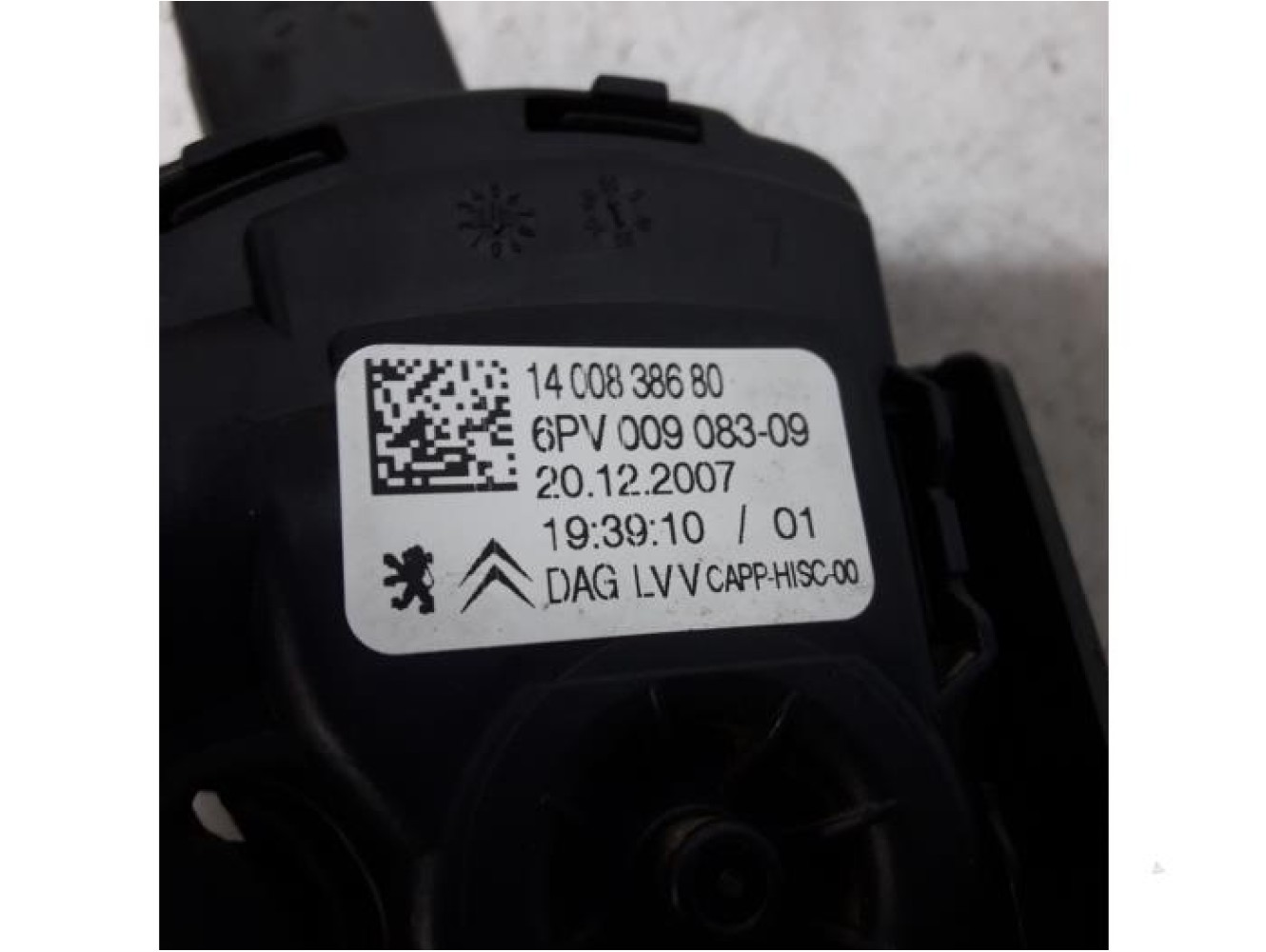 Citroen - Jumpy - Throttle pedal position sensor