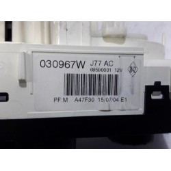 Renault - Modus - Heater control panel