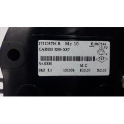 Renault - Captur - Heater control panel