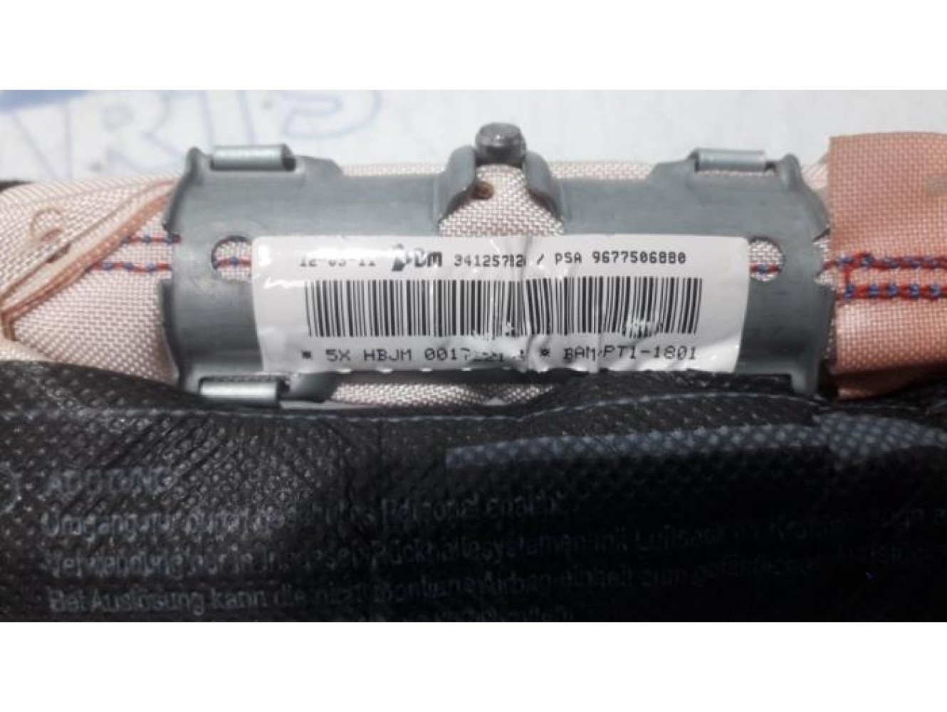 Citroen - C3 - Airbag plafond droite