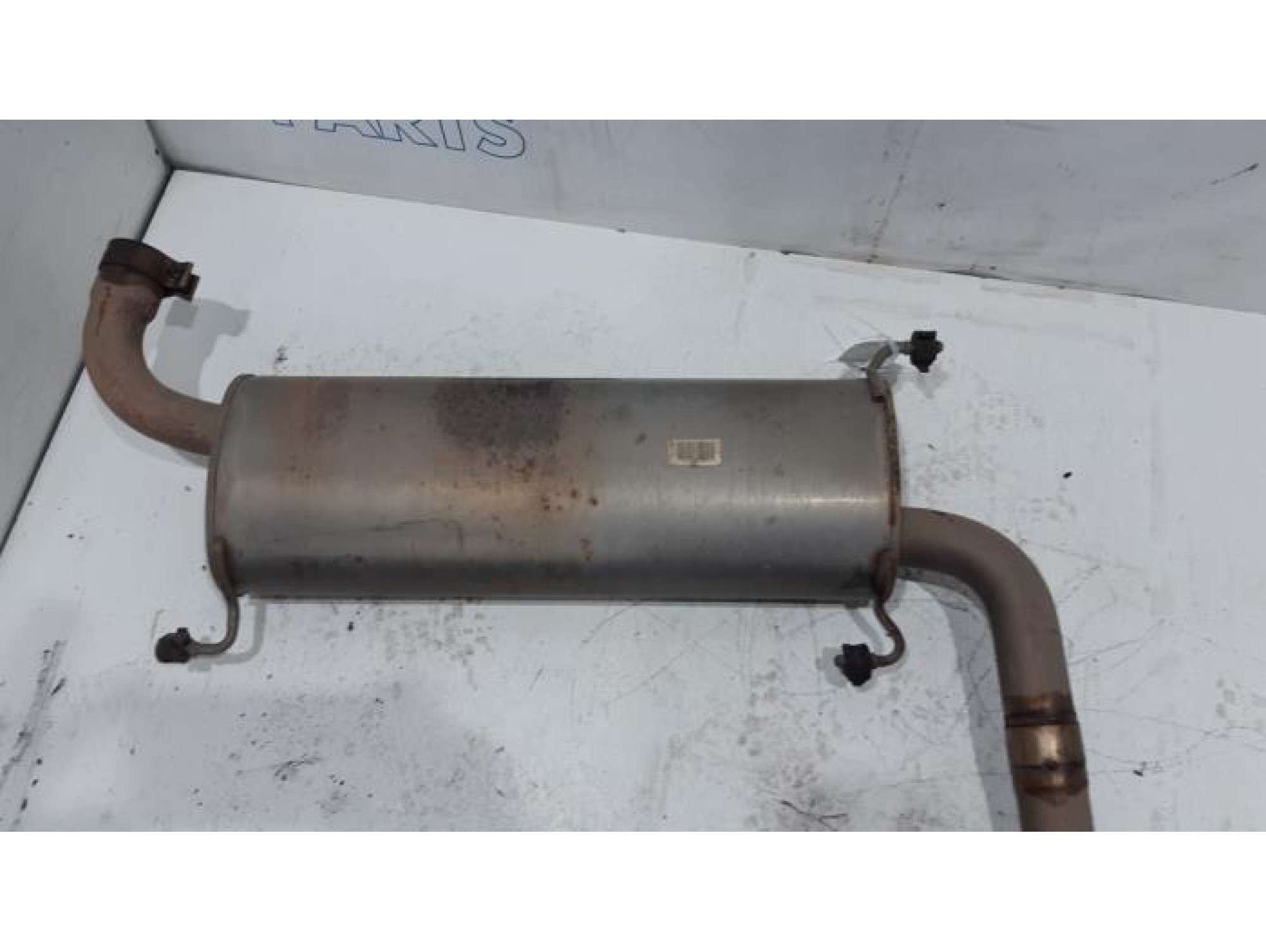 thumbnail image 2 of Edex Rear Exhaust Muffler End Pot For Citroen Jumper, Ducato, Peugeot Boxer 3 – Oval, Steel, Silver 2 of 6