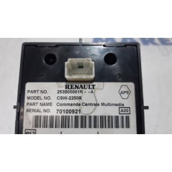 Renault - Espace - Panneau de commandes navigation