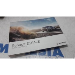 Renault - Espace - Instruction Booklet