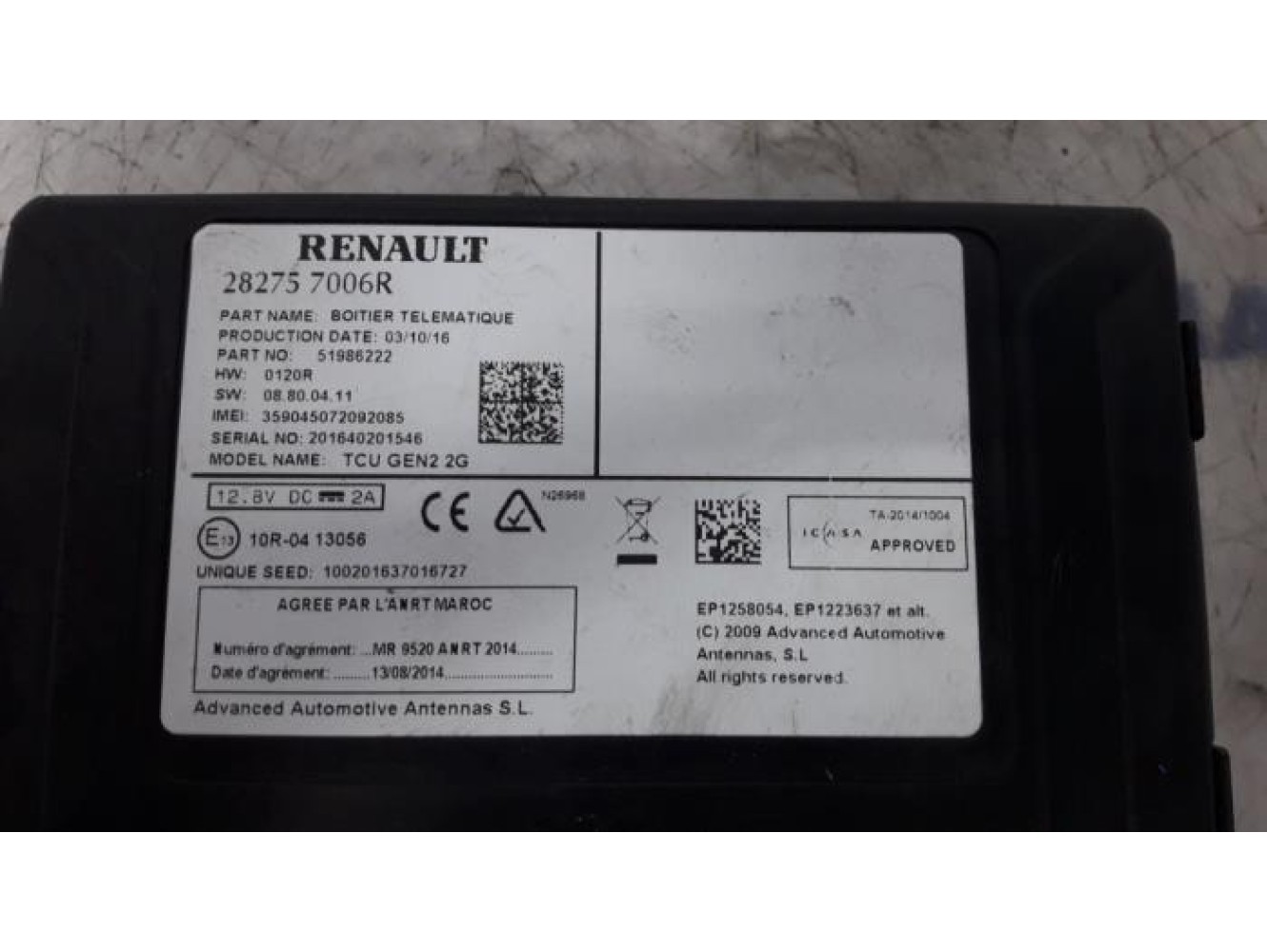 Renault - Megane - Phone module