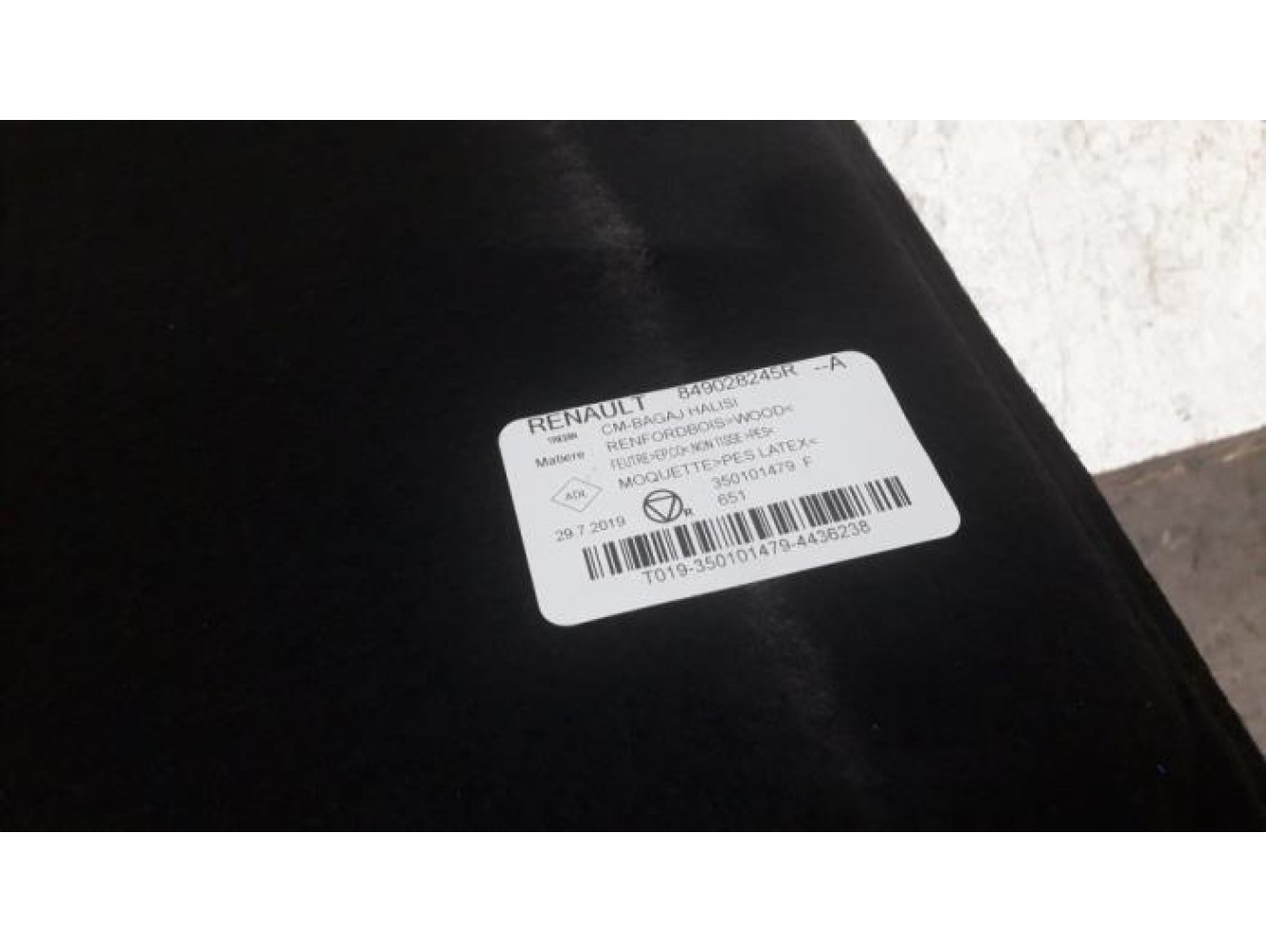 Renault - Clio - Boot mat