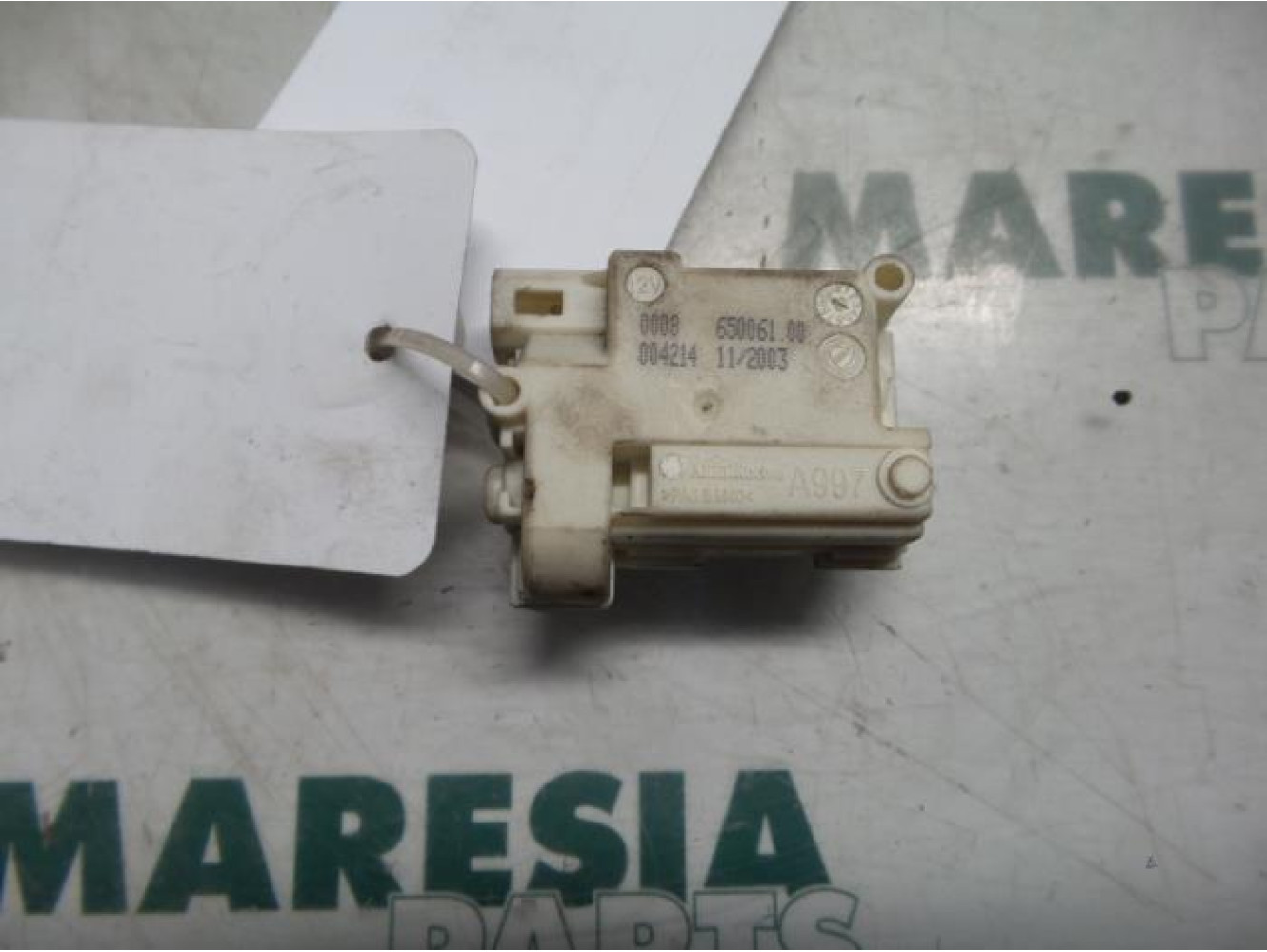 Fiat - Panda - Tailgate lock mechanism