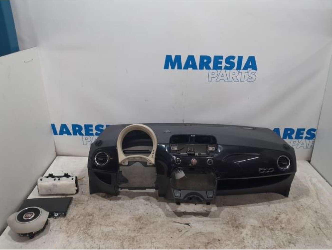 Fiat - 500 - Airbag set + dashboard