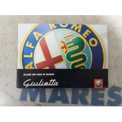 Alfa Romeo - Giulietta - Instructie Boekje