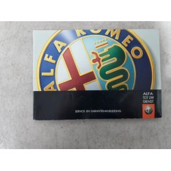 Alfa Romeo - Giulietta - Instructie Boekje