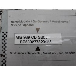 Alfa Romeo - 159 - Radio CD Speler
