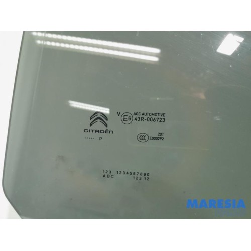 Citroen - C3 - Rear door window 4-door, left
