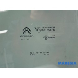 Citroen - C3 - Rear door window 4-door door, rear right