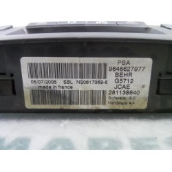 Peugeot - 307 - Heater control panel