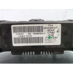 Peugeot - 307 - Panneau de commandes chauffage