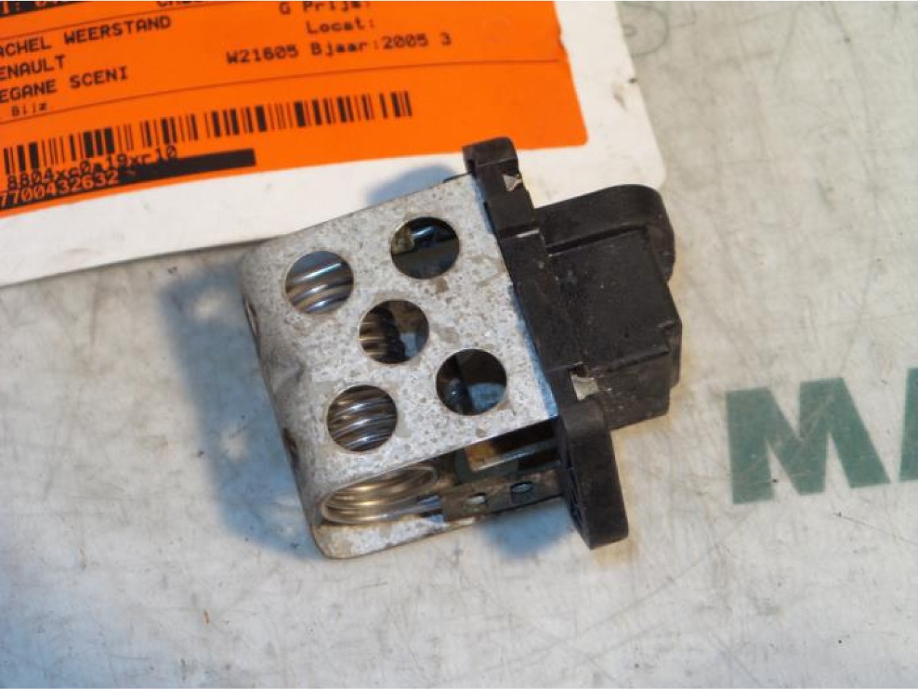 Renault - Megane Scenic - Kachel Weerstand