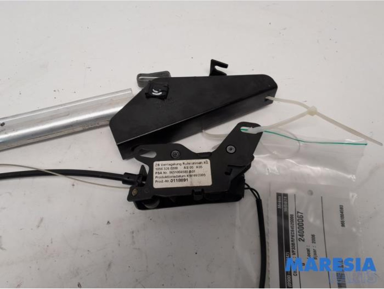 Peugeot - 307 - Commande toit escamotable