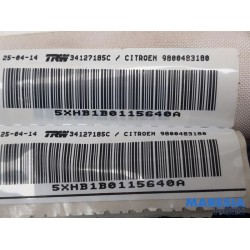 Citroen - C4 Picasso - Roof curtain airbag, right