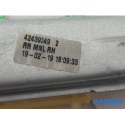 Opel - Karl - Rear door window mechanism 4-door, right