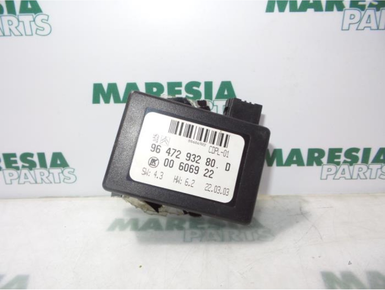 Citroen - Pluriel - Rain sensor