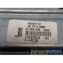 Peugeot - 208 - Rear door window mechanism 4-door, right