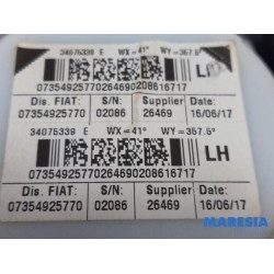 Fiat - 500 - Rear seatbelt, left