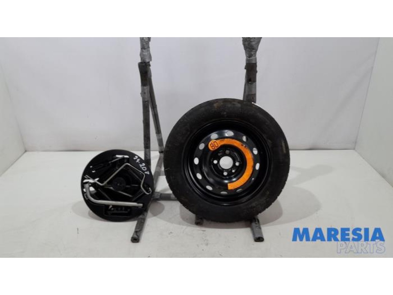 Fiat - 500 - Krikset + reservewiel