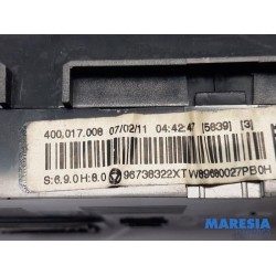 Peugeot - 3008 - Panneau de commandes chauffage