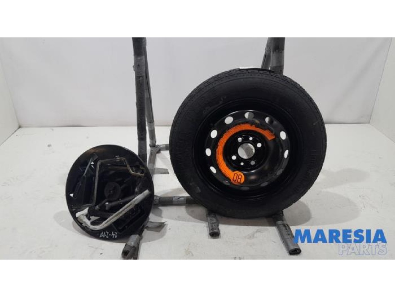 Fiat - 500 - Krikset + reservewiel