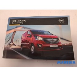 Opel - Vivaro - Instruction Booklet