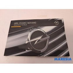 Opel - Vivaro - Instruction Booklet