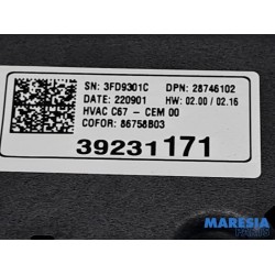 Opel - Corsa - Air conditioning control panel