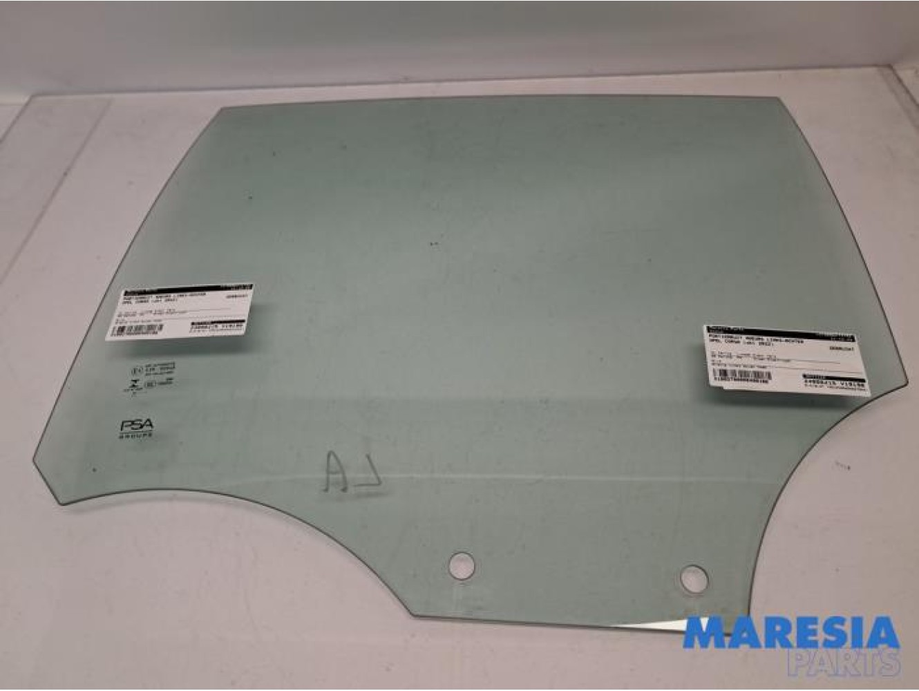 Opel - Corsa - Rear door window 4-door, left