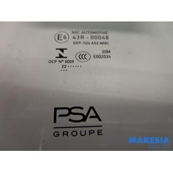 Opel - Corsa - Rear door window 4-door, left