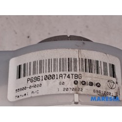 Peugeot - 107 - Heater control panel