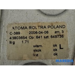 Fiat - Panda - Rear door window mechanism 4-door, left
