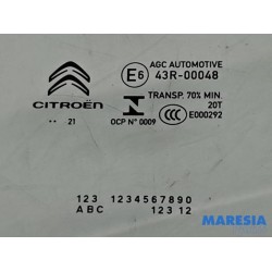 Citroen - C3 - Portierruit 4Deurs links-achter