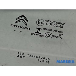 Citroen - C3 - Portierruit 4Deurs rechts-achter