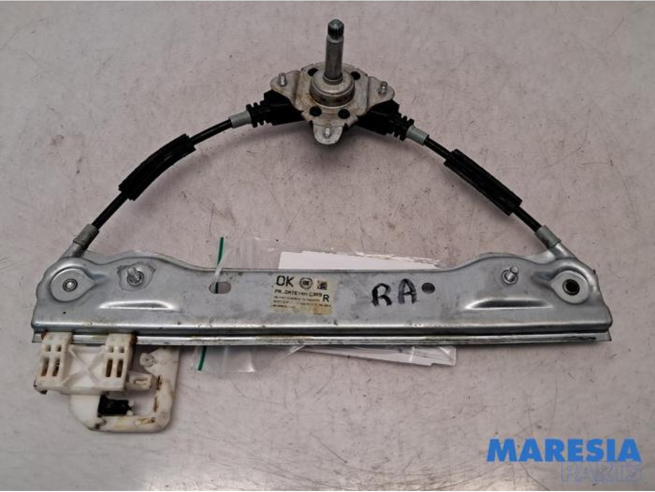 Fiat - Panda - Rear door window mechanism 4-door, right