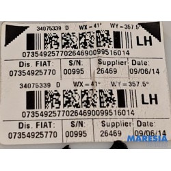 Fiat - 500 - Sicherheitsgurt links hinten