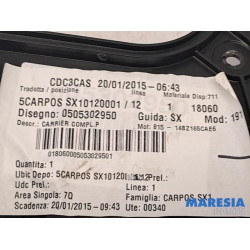 Alfa Romeo - Giulietta - Rear door window mechanism 4-door, left