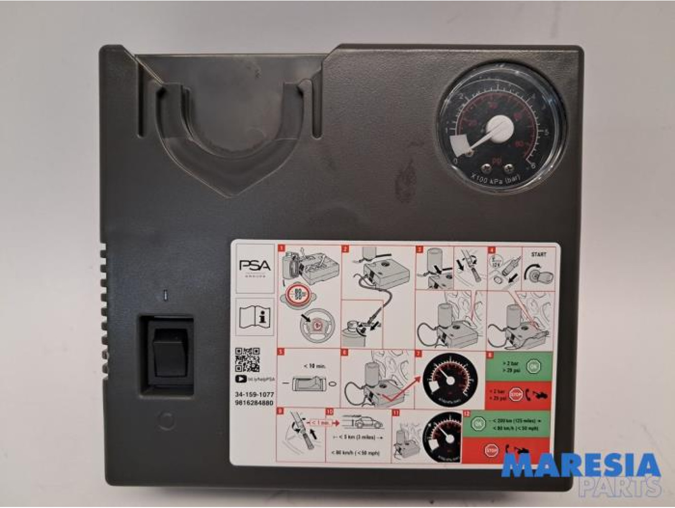 Opel - Corsa - Tyre pump