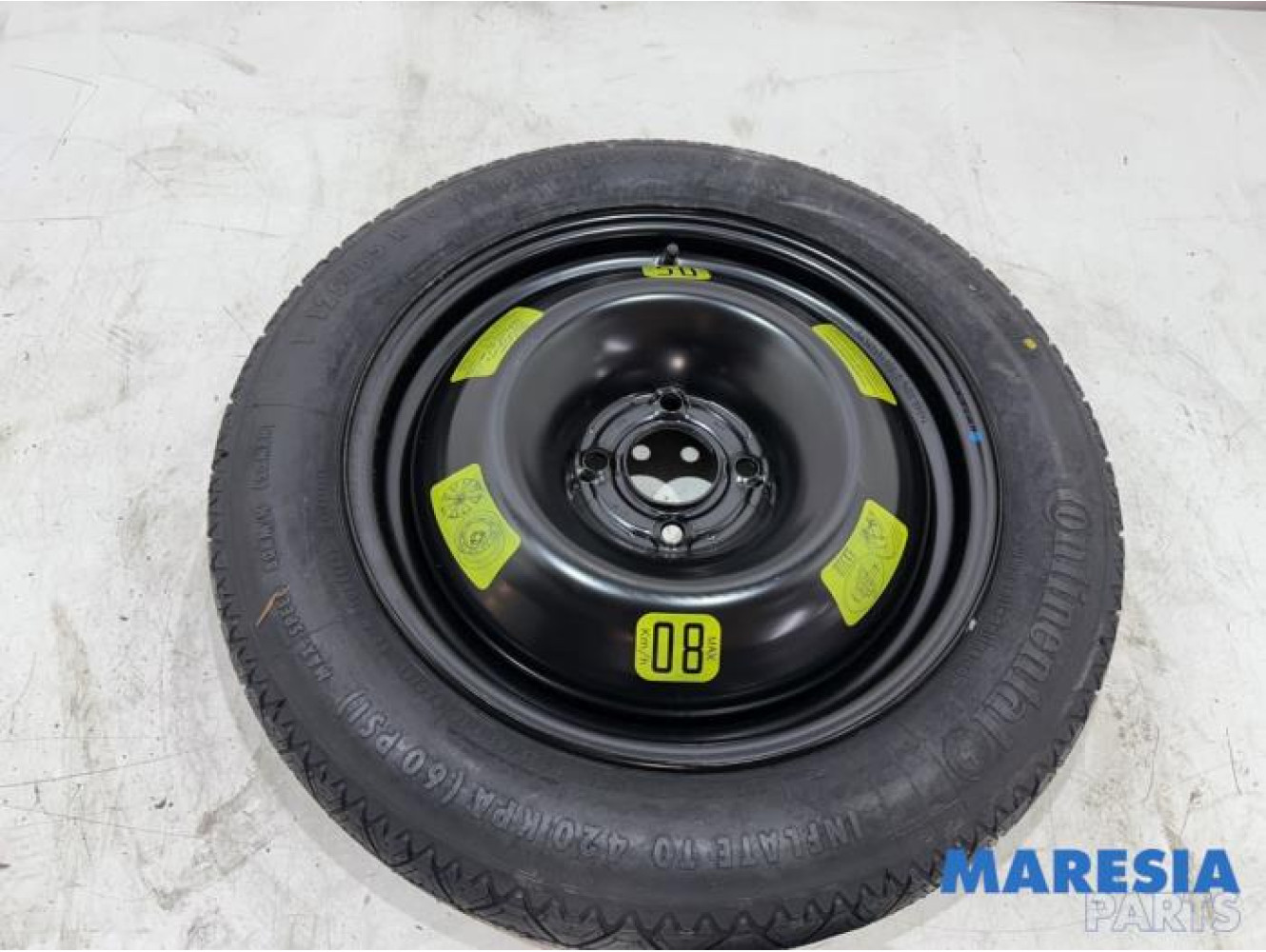 Peugeot - 2008 - Space-saver spare wheel