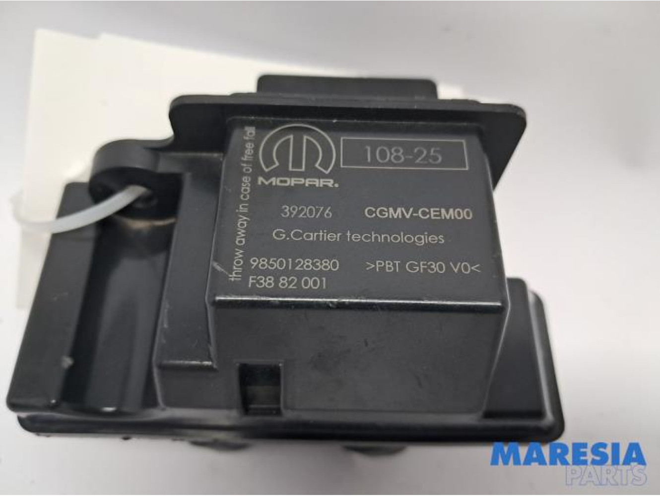 Alfa Romeo - Junior Elettrica - Cooling fan resistor