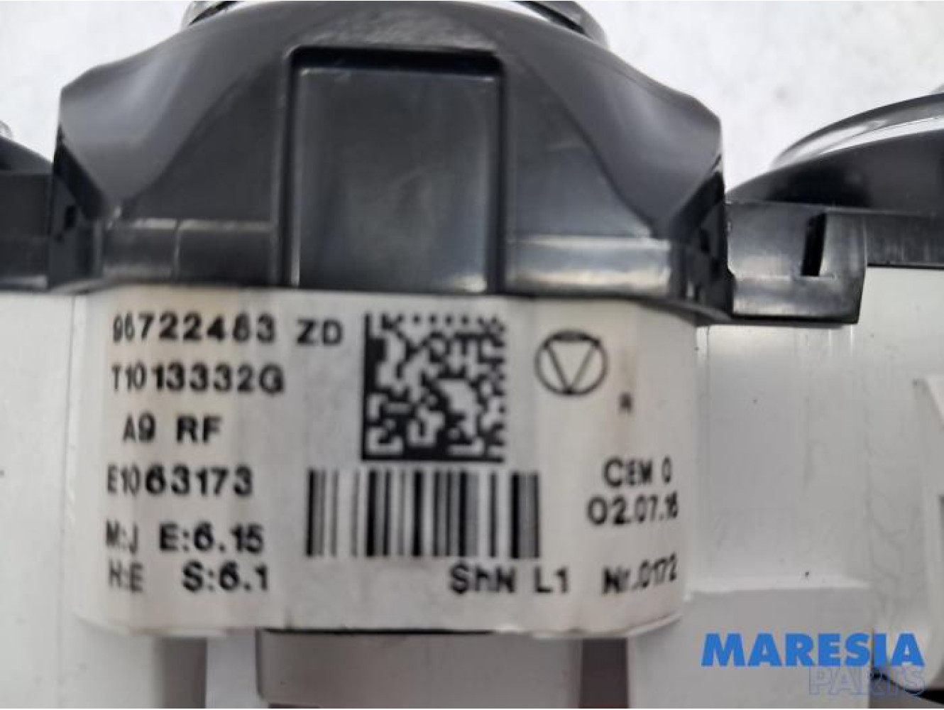 Peugeot - 208 - Heater control panel