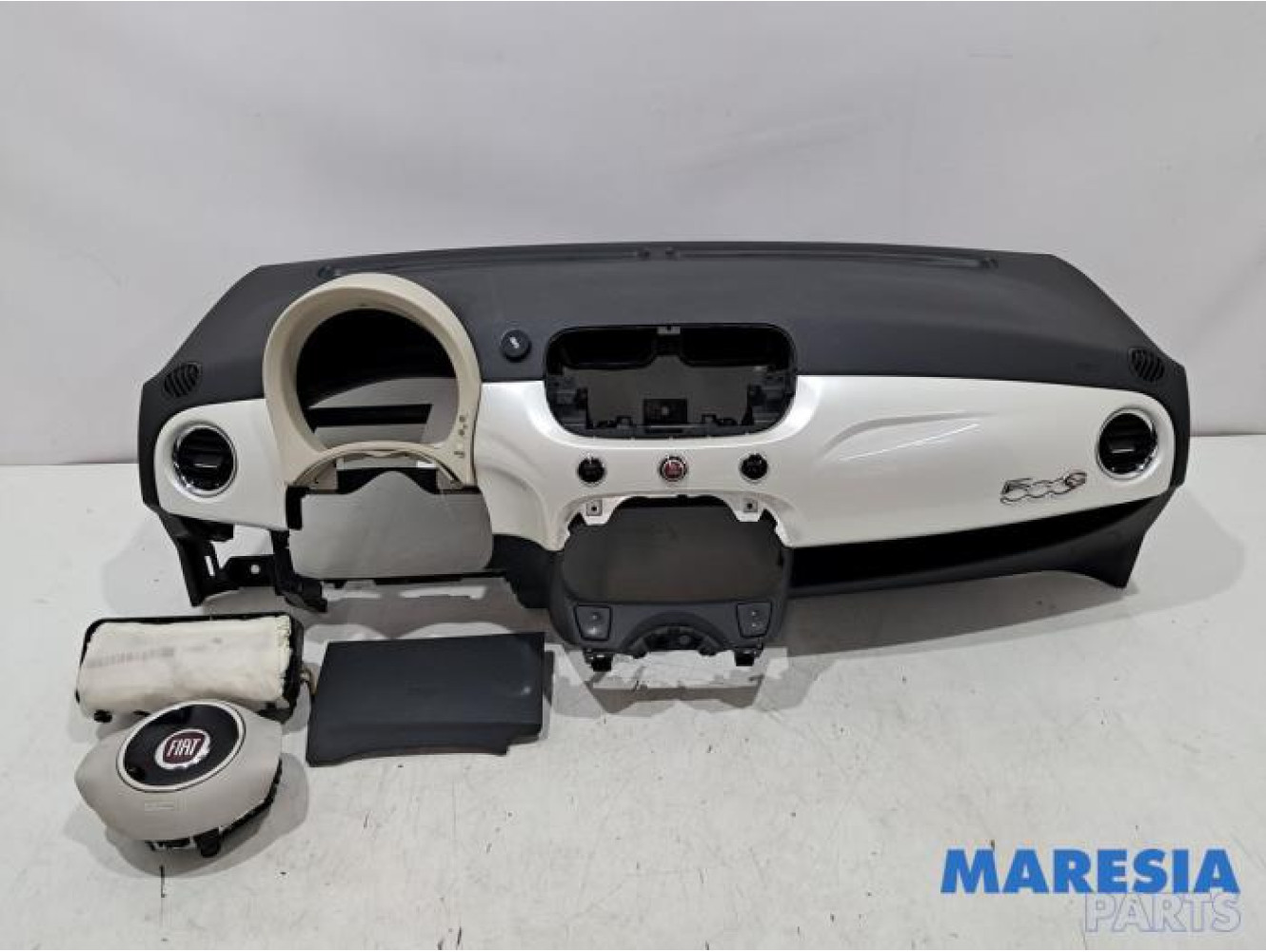 Fiat - 500 - Airbag set + dashboard