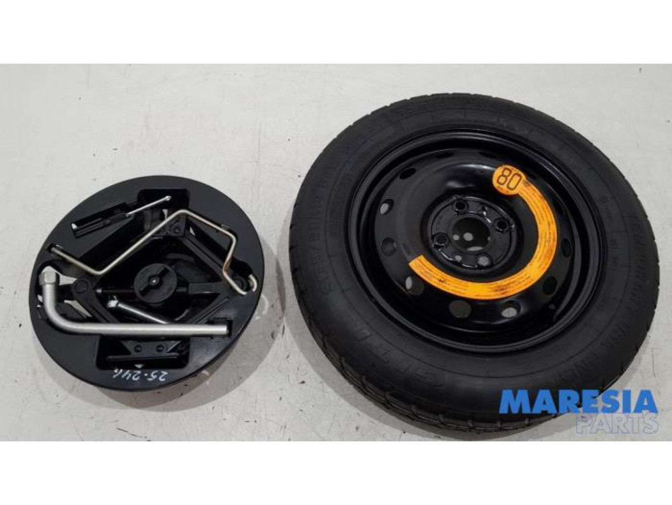 Fiat - 500 - Krikset + reservewiel